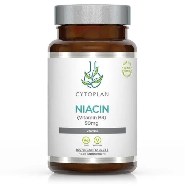 Cytoplan Niacin - Vitamín B3 (niacinamid), 50 mg, 120 kapslí