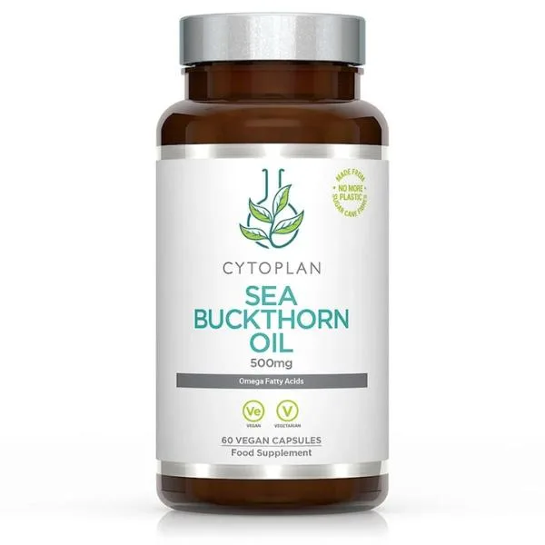 Cytoplan rakytníkový olej 500 mg, 60 vegan kapslí