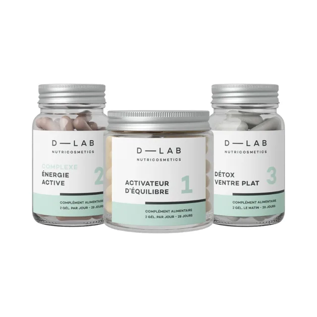 D-LAB Program Ploché břicho Activator+Energy Complex+Stomach Detox 3x56 kapslí