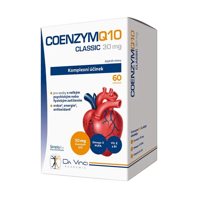 DA VINCI ACADEMIA Coenzym Q10 classic 30 mg 60 tobolek