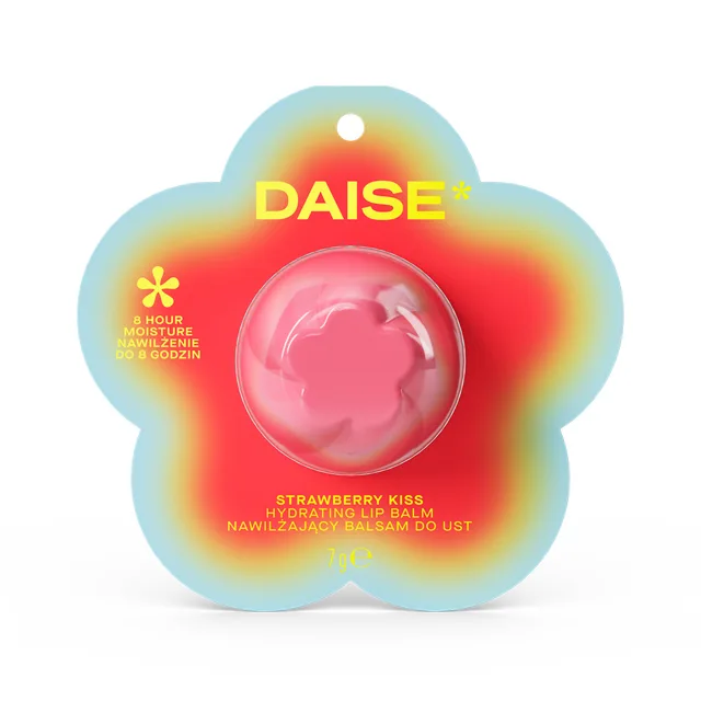 DAISE Balzám na rty Strawberry Kiss - jahoda, 7 g