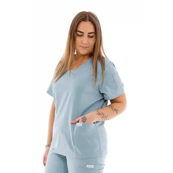 Dámská zdravotnická halenka Unidress Basic, modrý oceán