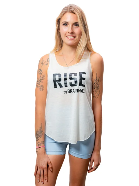 Dámské tílko Rise by BrainMax Barva: Bílá, Velikost: S