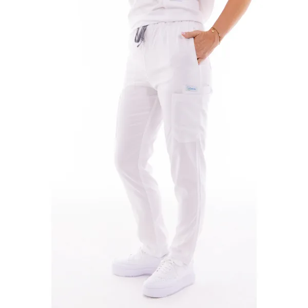 Dámské zdravotnické kalhoty Unidress Basic, bílé