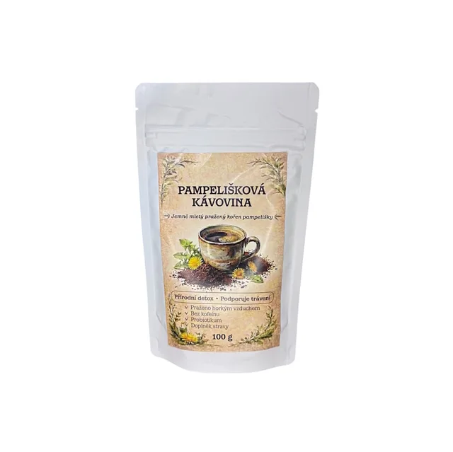 DANDELION Root pampeliška pražená kávovina jemně mletá 100 g