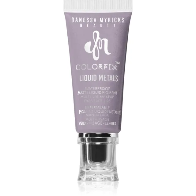 Danessa Myricks Beauty Colorfix Liquid Metals multifunkční líčidlo pro oči, rty a tvář odstín Lilac Flame 10 ml