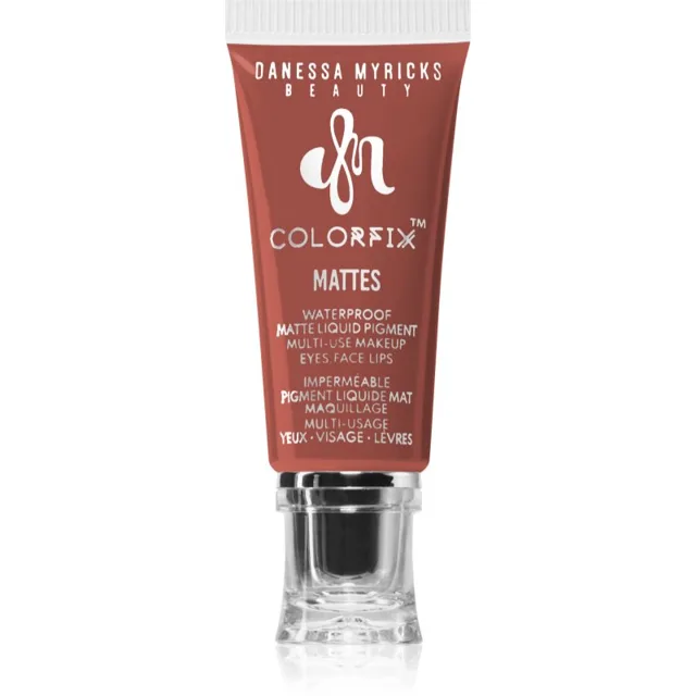 Danessa Myricks Beauty Colorfix Mattes multifunkční líčidlo pro oči, rty a tvář odstín Brownie 10 ml