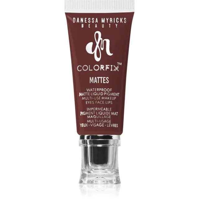Danessa Myricks Beauty Colorfix Mattes multifunkční líčidlo pro oči, rty a tvář odstín Chocolate 10 ml