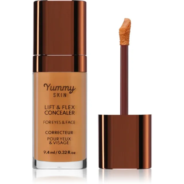 Danessa Myricks Beauty Yummy Skin Lift & Flex Concealer tekutý korektor s matným efektem odstín 12 - Tan With Golden Undertones 8.4 ml