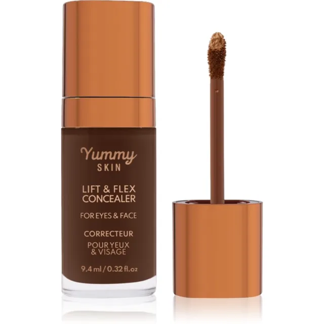 Danessa Myricks Beauty Yummy Skin Lift & Flex Concealer tekutý korektor s matným efektem odstín 20 - Deep with Neutral Undertones 8.4 ml