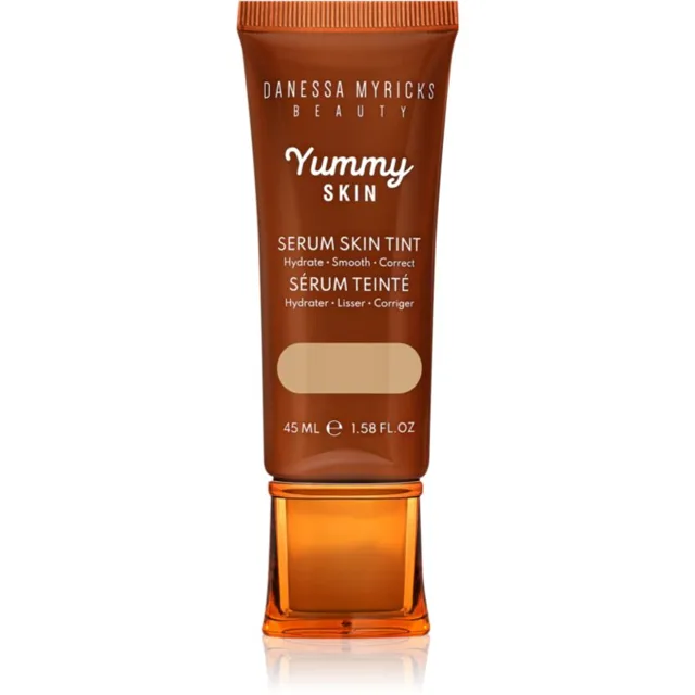 Danessa Myricks Beauty Yummy Skin Serum Skin Tint hydratační make-up s vyhlazujícím účinkem odstín 4.5 - Light To Medium With Warm Undertones 45 ml