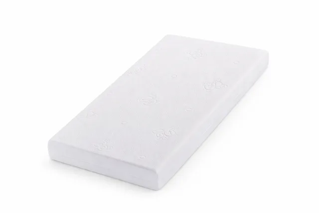 Danpol Pěnová matrace do postýlky 120x60x6 cm, Kokos, pěna KOALA BASIC - bílá