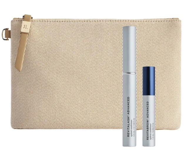 Dárková sada na řasy a obočí RevitaLash For Lashes  a  Brows - sérum na řasy + sérum na obočí a taštička zdarma + dárek zdarma
