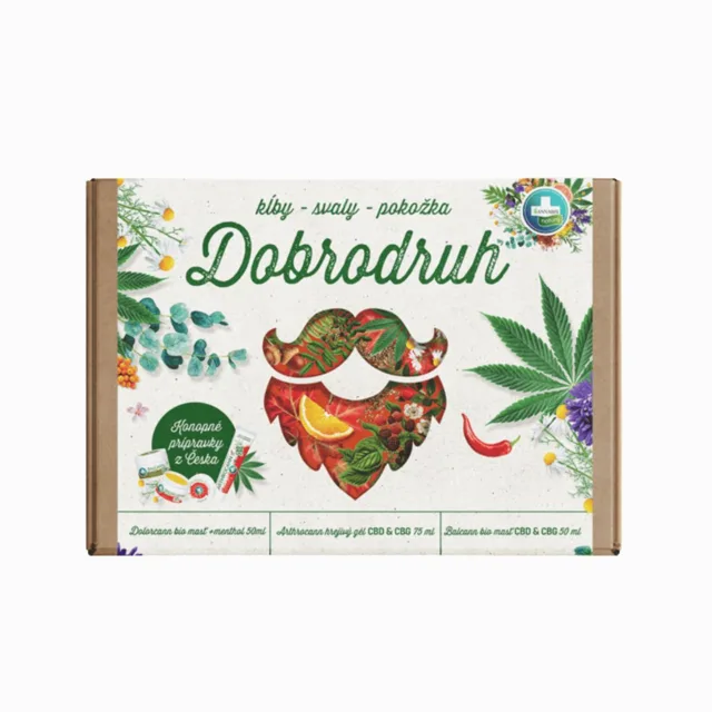 Dárkové balení DOBRODRUH pro klouby, svaly a pokožku - Annabis
