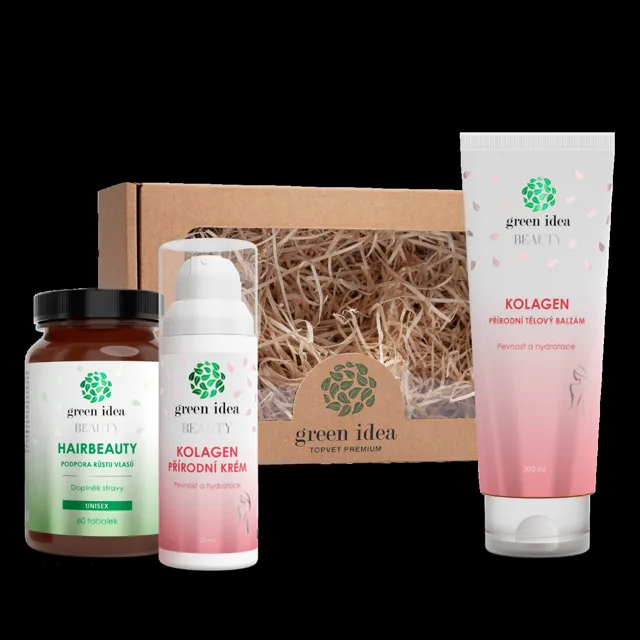 Dárkové balení VLASY A KRÁSNÁ POKOŽKA – Green idea