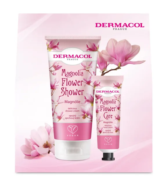 Dárkový balíček Magnolia II.  sprchový krém, krém na ruce Dermacol - Oficiální e-shop Dermacol