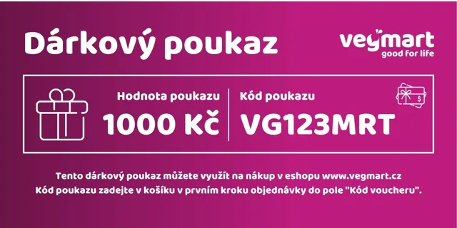 Dárkový poukaz 1000 Kč