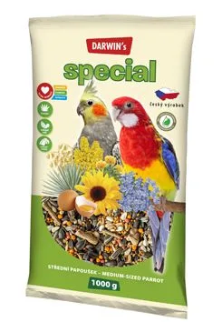 Darwin S Střední Papoušek Special 1kg