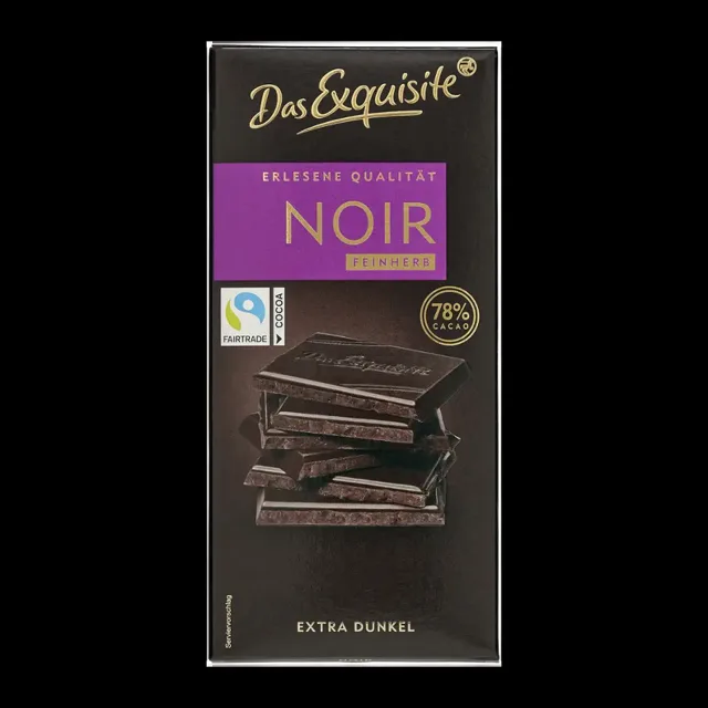 Das Exquisite Extra hořká čokoláda Noir s 78 % kakaa 100 g