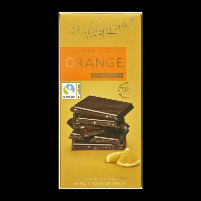 Das Exquisite Hořká čokoláda s pomerančem 100 g