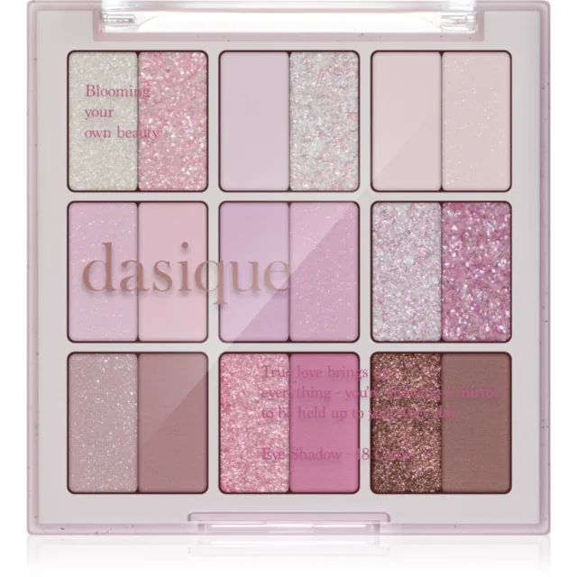 Dasique Eye Shadow Palette paletka očních stínů odstín 18 Berry Smoothie 7 g