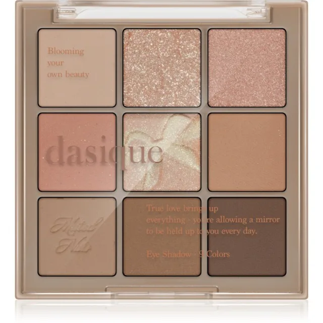 Dasique Eye Shadow Palette paletka očních stínů odstín 24 Muted Nuts 7 g