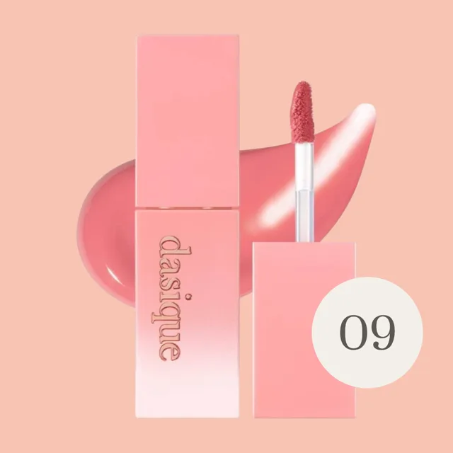 DASIQUE - Juicy Dewy Tint - Lesklý balzám na rty - odstín 09 Peach Pudding - 3.5g
