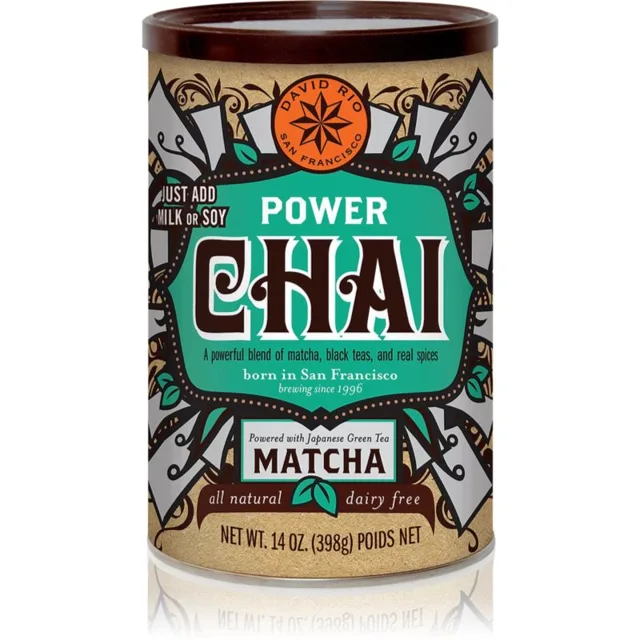 David Rio Power Chai Matcha prášek na přípravu nápoje vegan 398 g