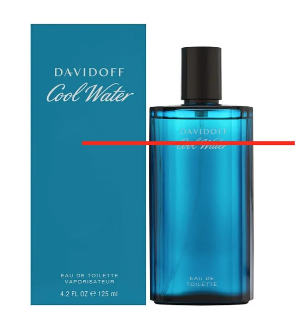 Davidoff Cool Water EDT, 125 ml (chybí část obsahu)