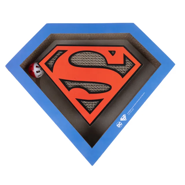 DC Superman škrabadlo s kuličkovou dráhou - D 40 x Š 33,2 x V 5 cm