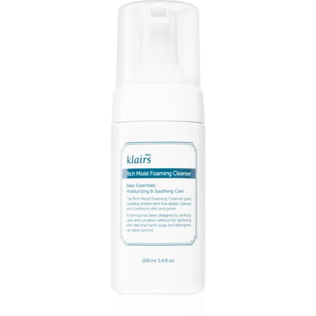 Dear Klairs Rich Moist Foaming Cleanser čisticí pěna s hydratačním účinkem 100 ml