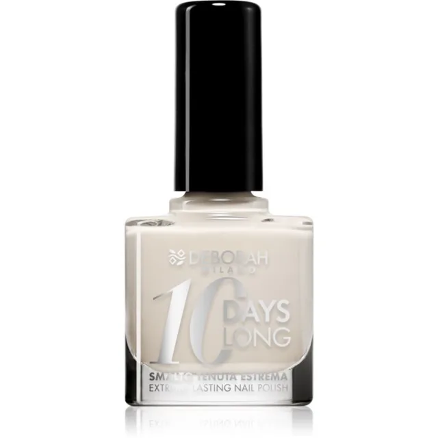 Deborah Milano 10 Days Long rychleschnoucí lak na nehty odstín 21 Pearly White 11 ml