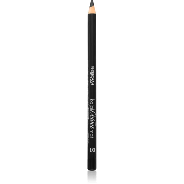 Deborah Milano Kajal Velvet Mat kajalová tužka na oči odstín 01 Nero 1.3 g