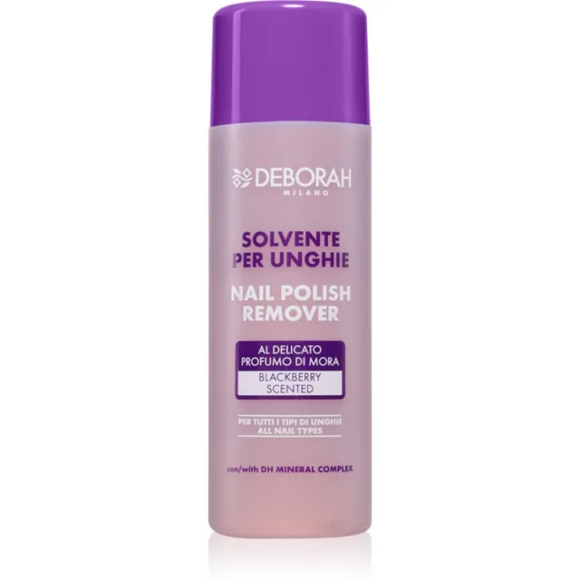 Deborah Milano Nail Polish Remover odlakovač na nehty s vůní ostružin 120 ml