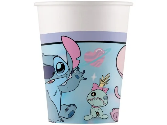 Decorata party kelímky Stitch - Angel Cute 200ml 8 ks