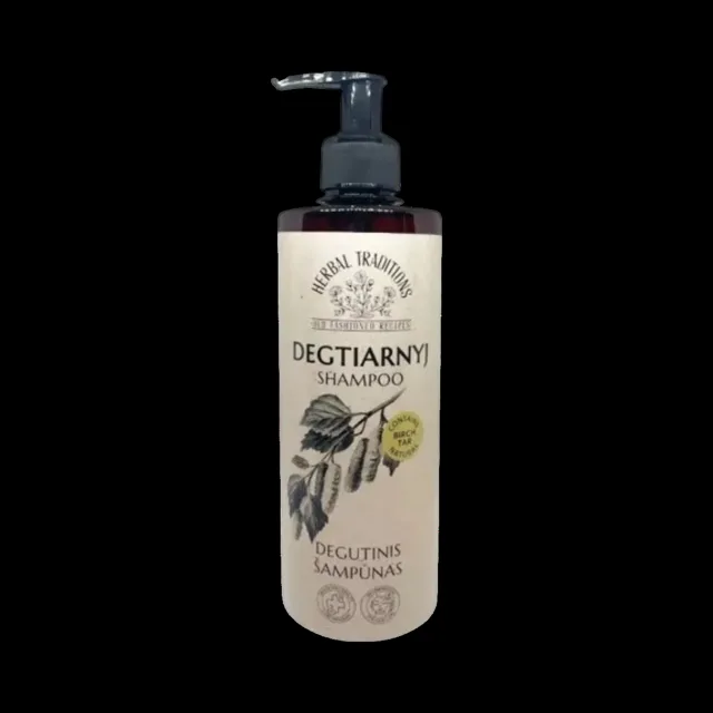 Dehtový šampon na mastné vlasy – 400 ml – Herbal Traditions