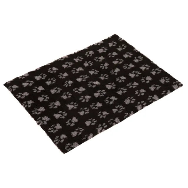 Deka pro kočky Vetbed® Isobed SL Paw, černo/šedá - D 75 x Š 50 cm