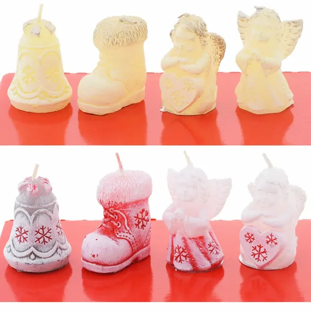 Dekorace Vánoční svíčka - figurka, různé druhy