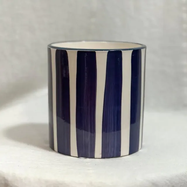 Dekorační květináč Linea navy 10 cm