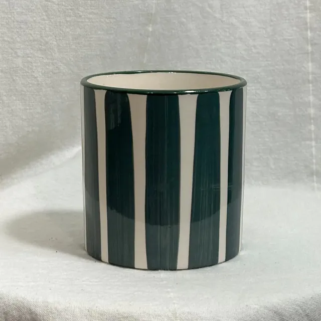 Dekorační květináč Linea teal 10 cm
