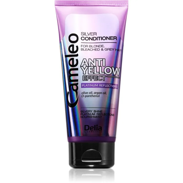 Delia Cosmetics Cameleo Silver kondicionér pro blond a šedivé vlasy neutralizující žluté tóny 200 ml
