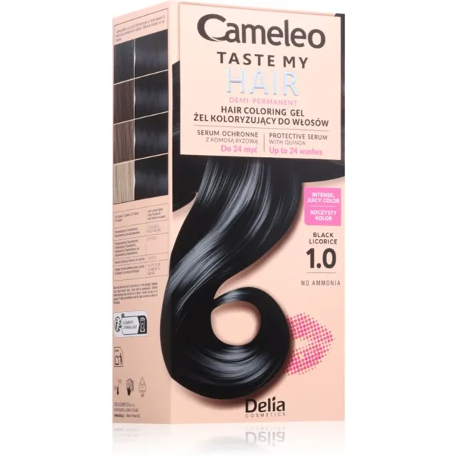 Delia Cosmetics Cameleo Taste My Hair demipermanentní barva na vlasy odstín 1 ks