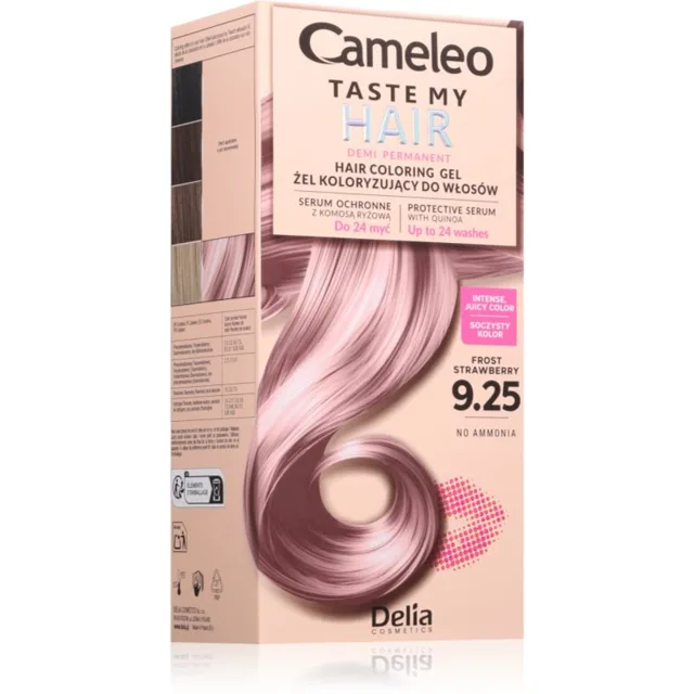 Delia Cosmetics Cameleo Taste My Hair semipermanentní barva na vlasy odstín 9.25 Strawberry Frost 1 ks