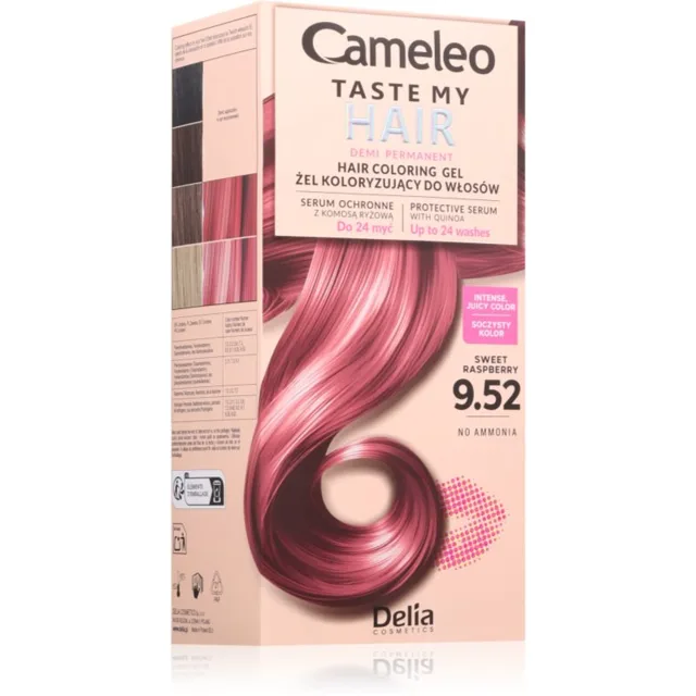 Delia Cosmetics Cameleo Taste My Hair semipermanentní barva na vlasy odstín 9.52 Sweet Raspberry 1 ks