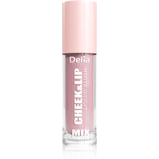 Delia Cosmetics Mix&Match Cheek & Lip Liquid Blush tekutá tvářenka na rty a tváře odstín 03 4 ml