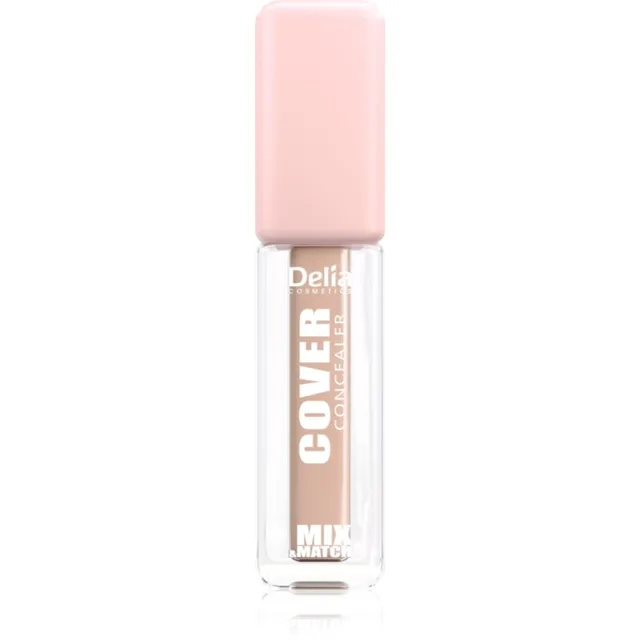 Delia Cosmetics Mix&Match Cover Concealer tekutý krycí korektor odstín 02 Light Beige 6 ml