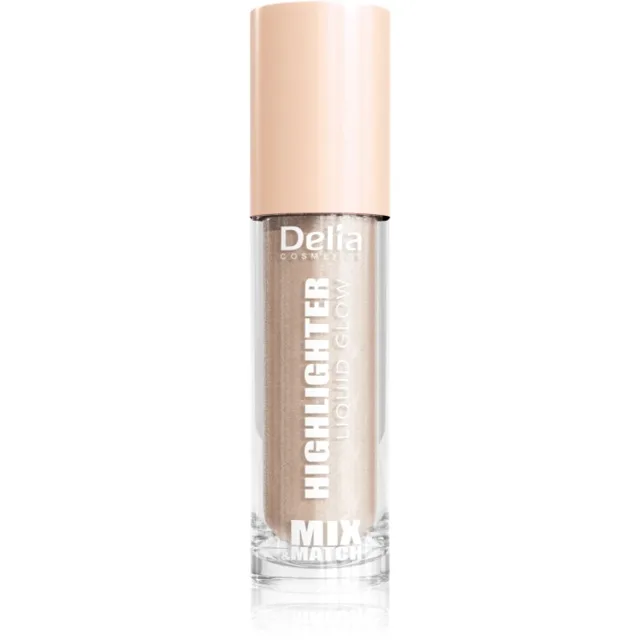 Delia Cosmetics Mix&Match Highlighter Liquid Glow tekutý rozjasňovač odstín 08 4 ml