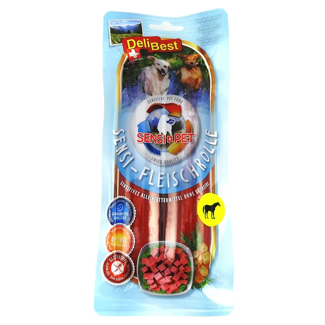 DeliBest Sensi koňská masová rolka - 6 x 400 g