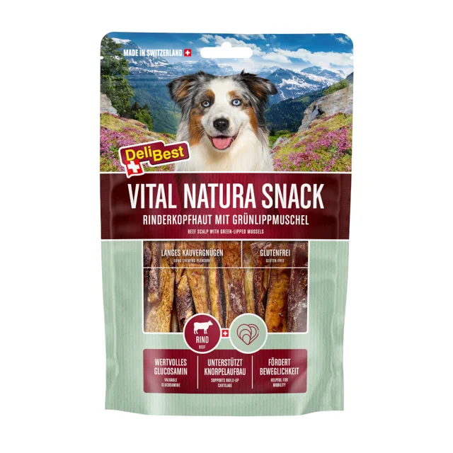 DeliBest Vital Natura Snack slávka zelenoústá - výhodné balení: 2 x 200 g