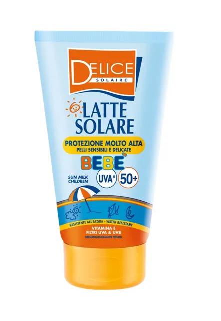 Delice Solaire Sun Milk Children SPF50+ mléko na opalování pro děti 100 ml